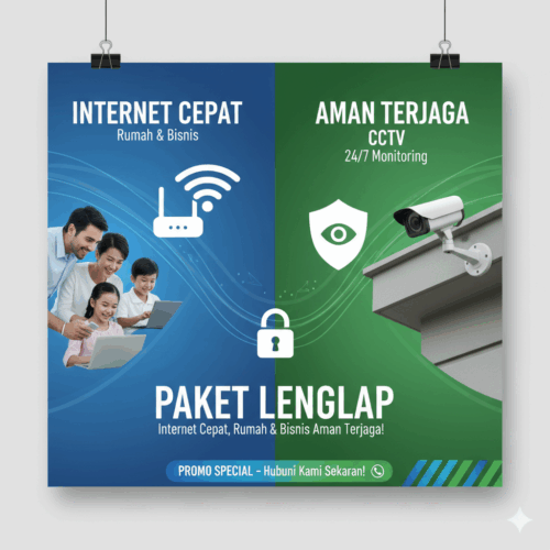 Paket Lengkap: Internet Cepat, Rumah & Bisnis Aman Terjaga!