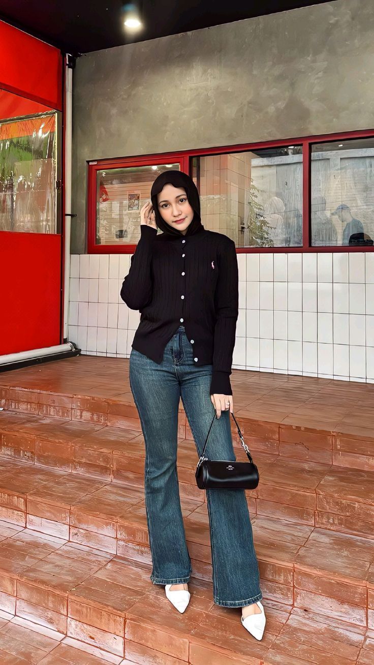 Celana Jeans Cutbray Wanita