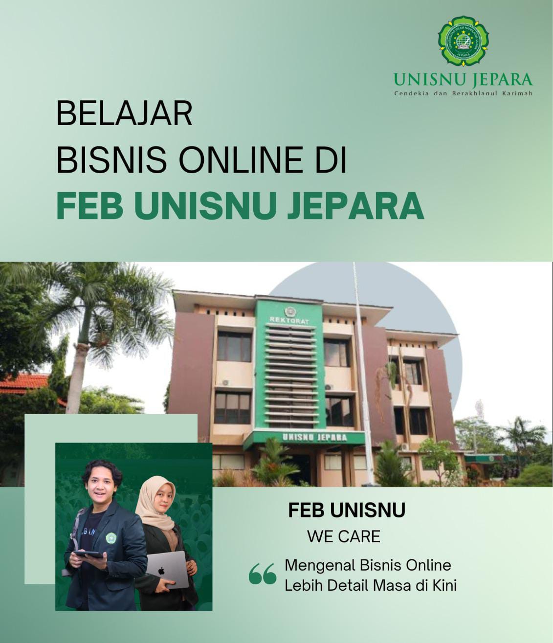 Belajar Bisnis Online di  FEB UNISNU Jepara