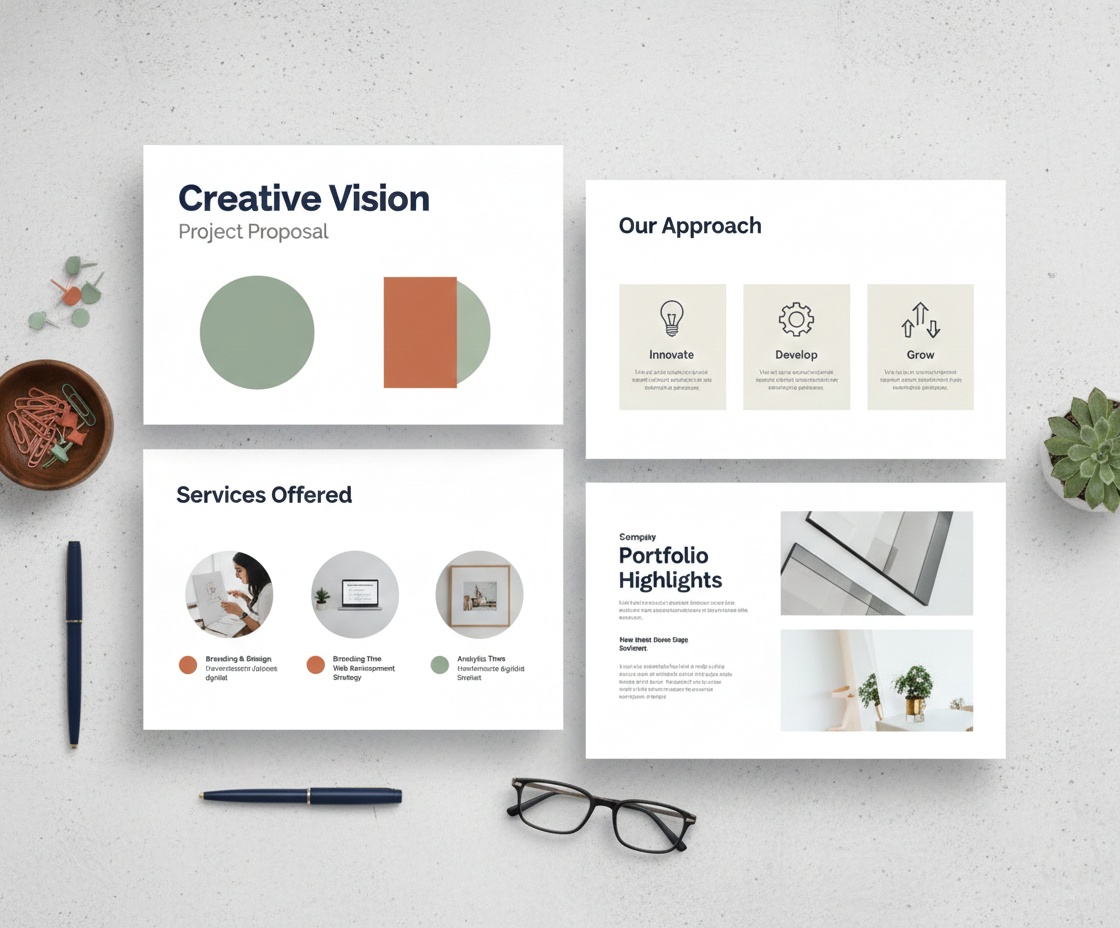 Desain Presentasi Aesthetic