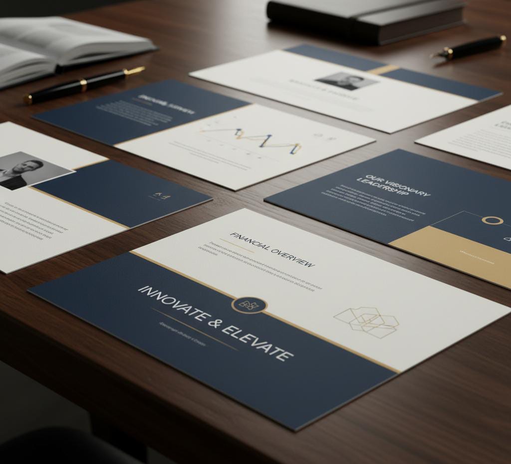 Desain Presentasi Elegan