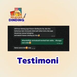 Testimoni Pelanggan