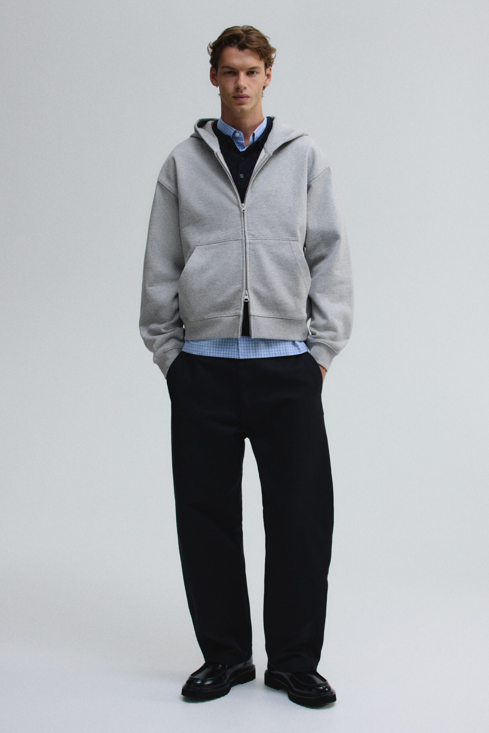 Hoodie pria zipper