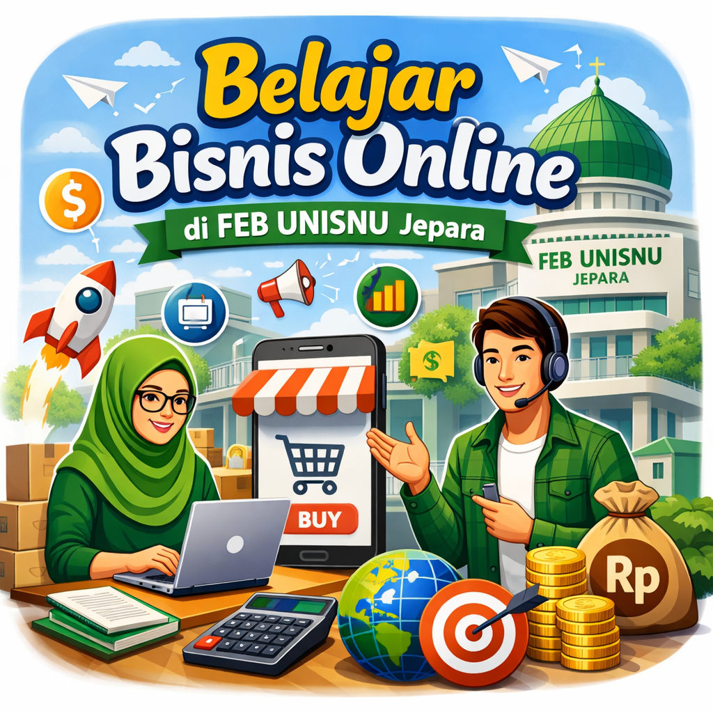 Belajar Bisnis Online di FEB UNISNU Jepara