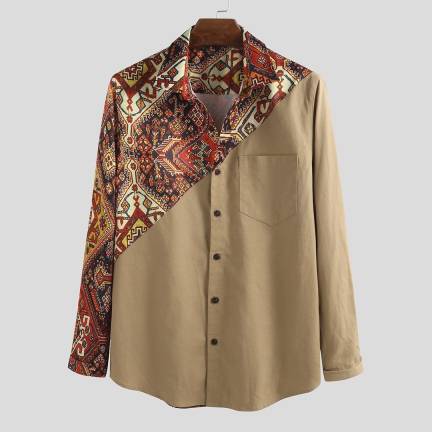 Kemeja batik pria polos