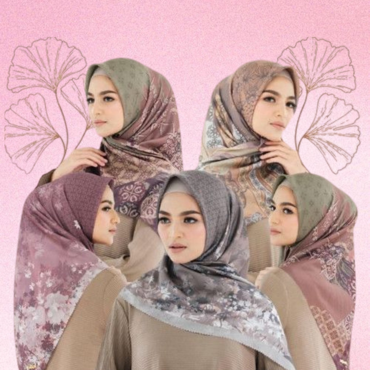 Kerudung Segi Empat Motif AULUXE.ID SCARF
