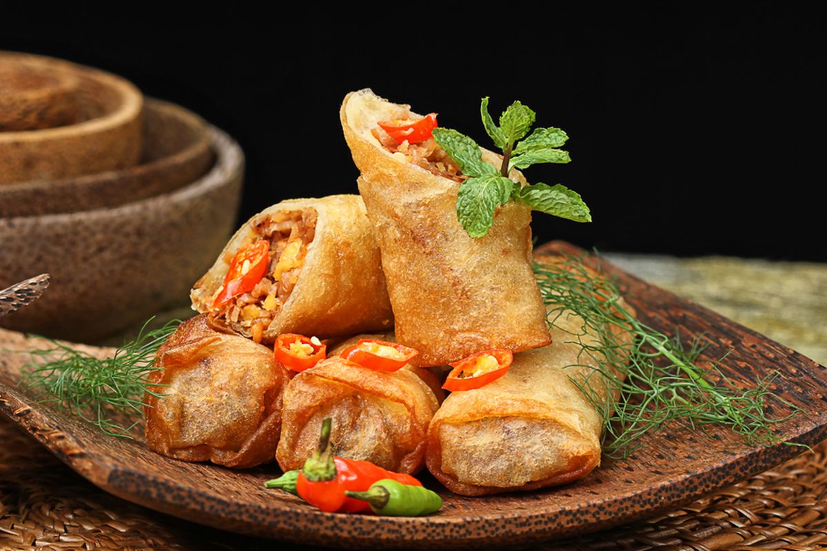 Lumpia Ayam Pedas