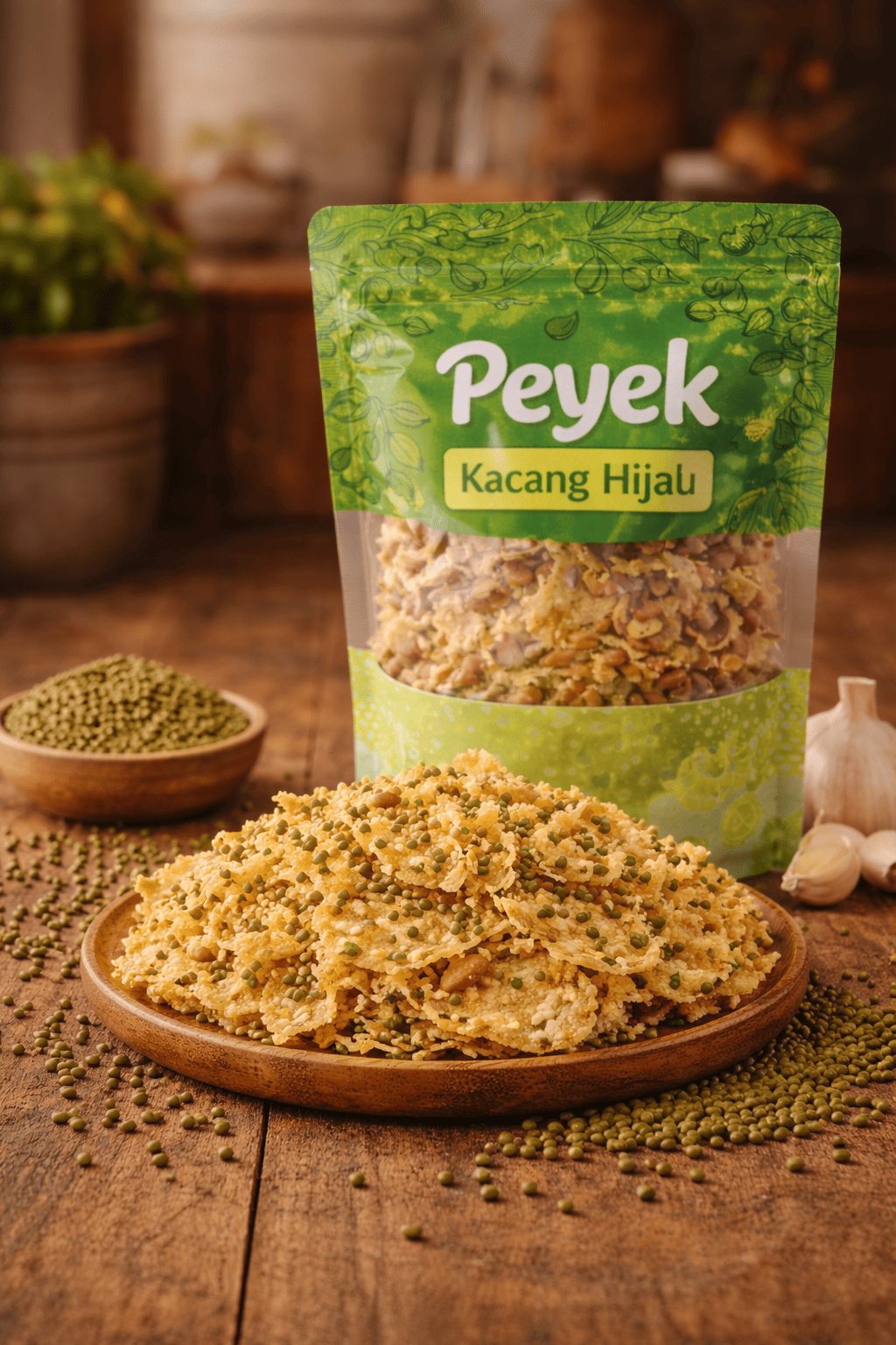 Peyek Kacang Hijau Renyah dan Gurih