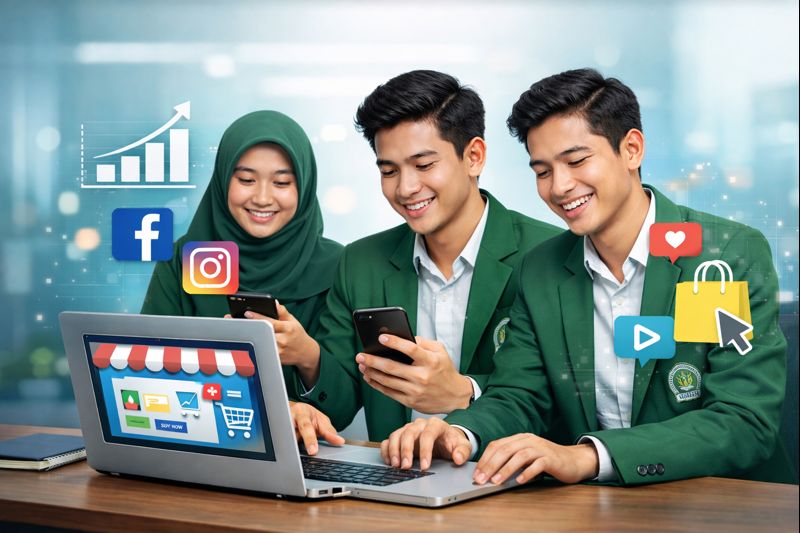 Belajar Bisnis Online di FEB UNISNU Jepara