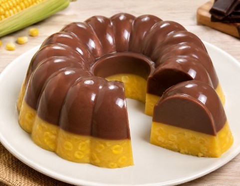 Puding Jagung Cokelat
