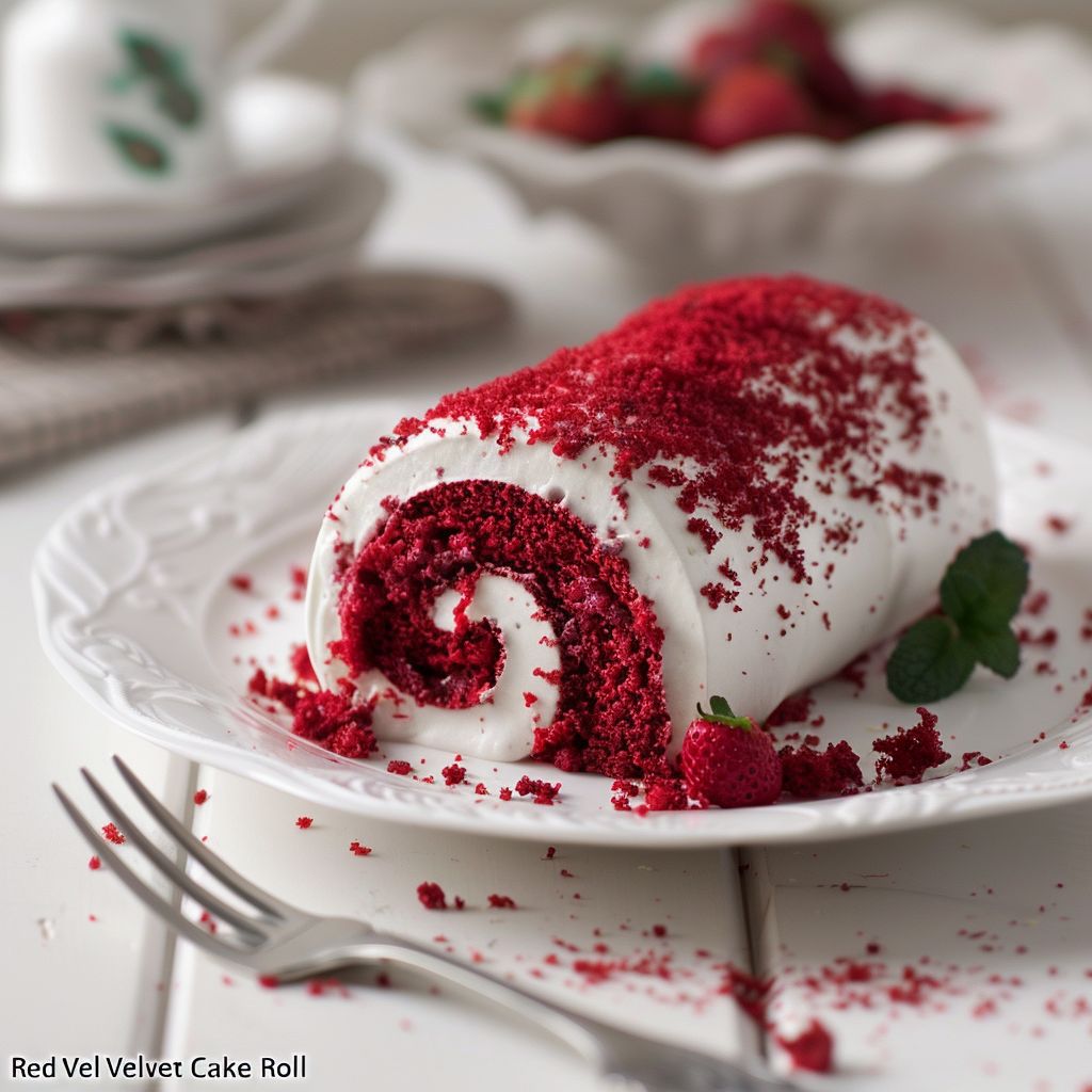 Red Velvet Cake Roll