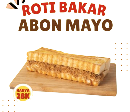 Roti Bakar Abon Mayo