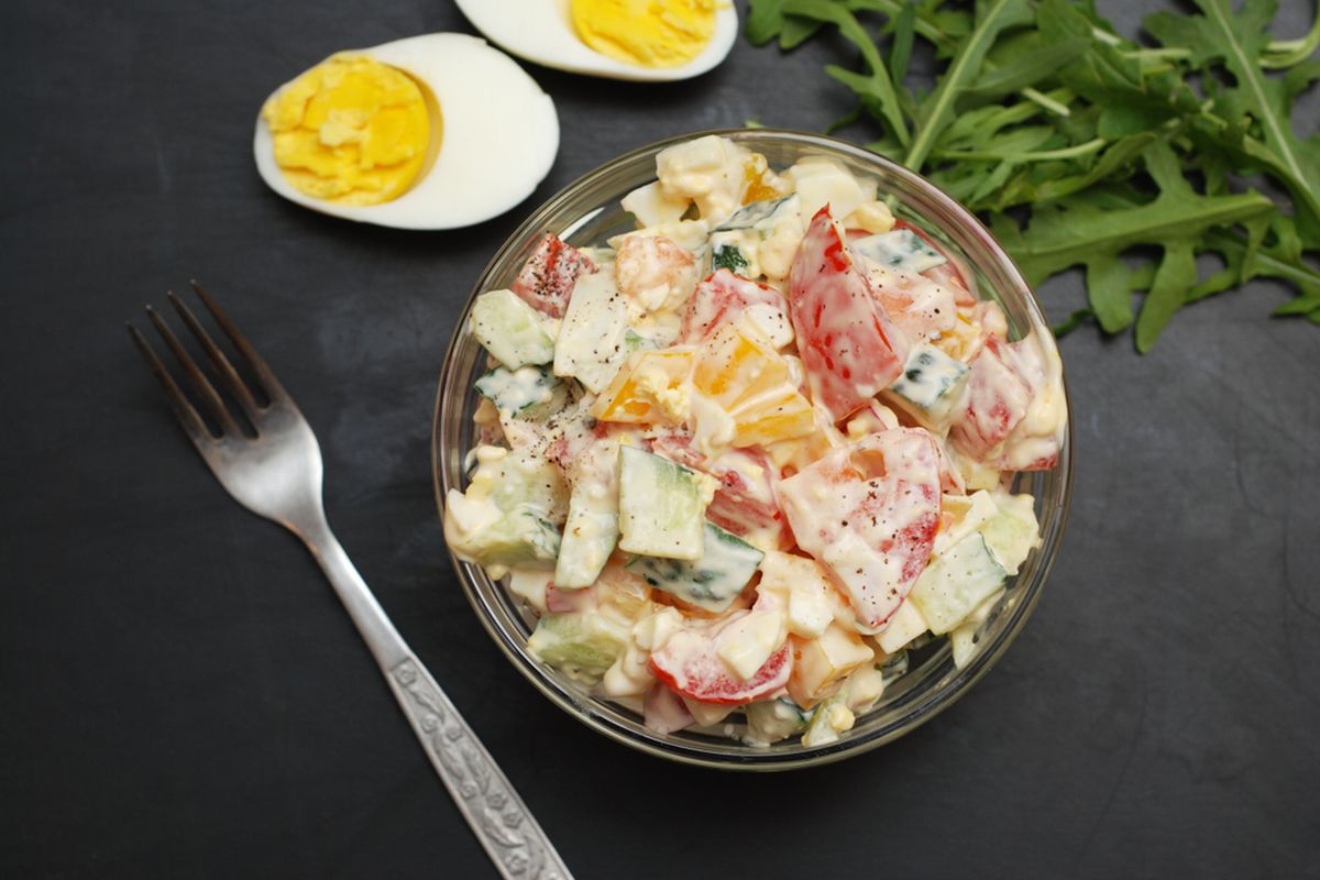 Mayones Salad Sayur