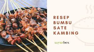 Bumbu Sate Kambing