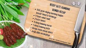 Resep Sate Kambing