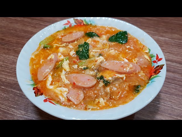 Seblak Pedas Kuah telur