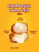 Komposisi Udang Keju